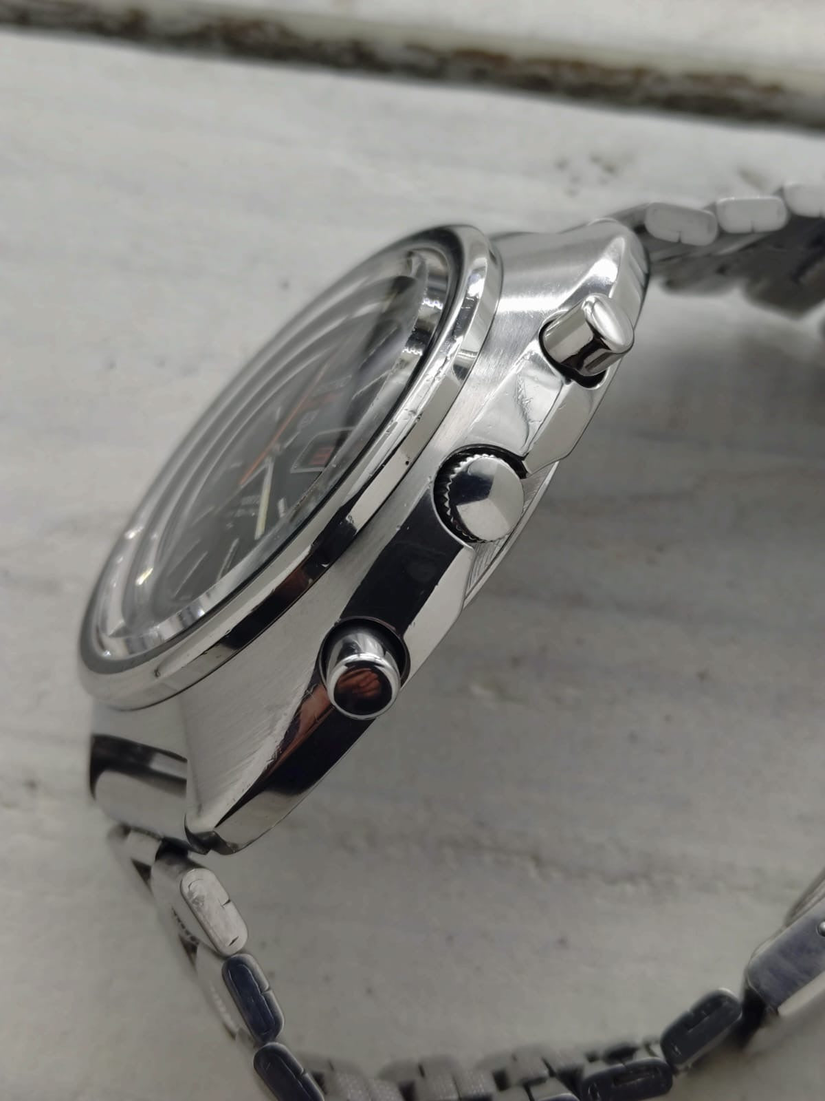 Seiko 5 Sports JDM Speed-Timer 7017-6010 – Caliber 7017, flyback chronograph with inner bezel, Daini Seikosha – February 1971 – freshly serviced
