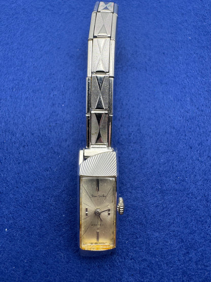 Seiko 1520-3080 – Vintage-Damenuhr (April 1975) vergoldet mit Stretchband