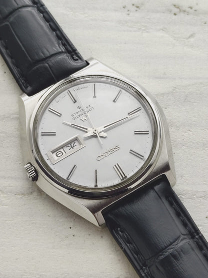 Seiko Lord Matic 5606-7010 – June 1969 – Linen Dial, Day/Date – "WATER PROOF" Caseback – Serviced