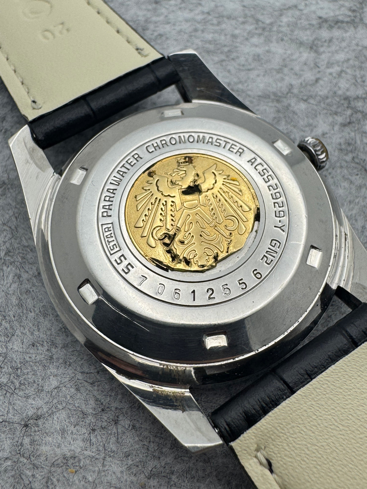 Citizen Chronomaster 33 Jewels – Juni 1967 – Auto Day/Date, Parawater – revidiert mit Beleg