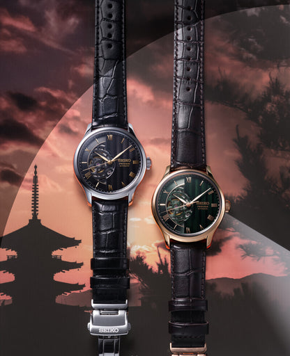 Seiko Presage HCB008J1 – Japanese Garden Open Heart, Schwarz