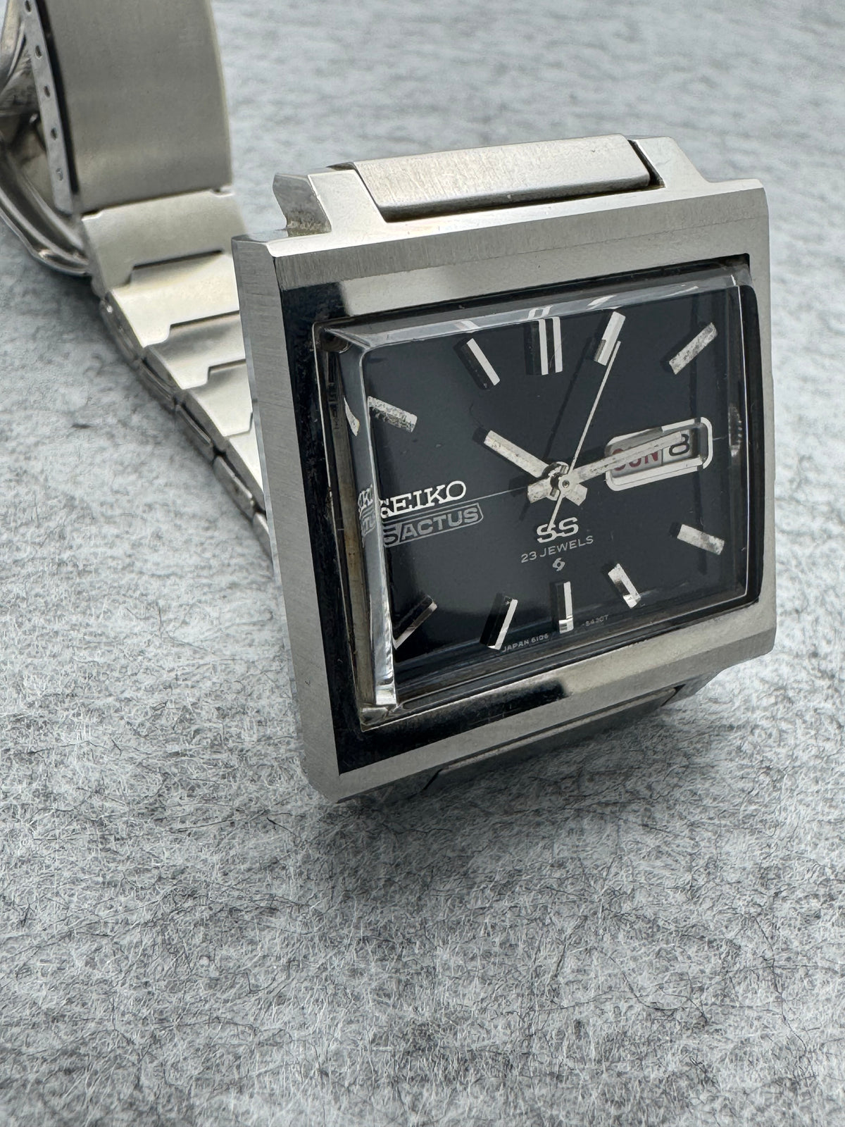 Seiko 5 Actus SS 6106-5440 – Automatic – November 1971 – Original bracelet - freshly serviced