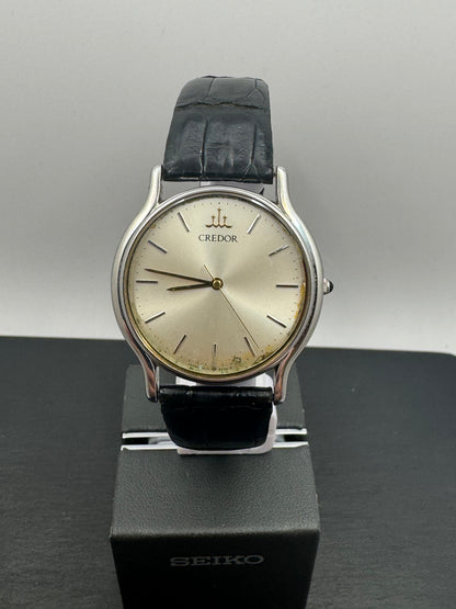 Seiko Credor Quartz – Ultra Thin Dress Watch – Ref. 9571-6000 – Cabochon Crown (Februar 1995)
