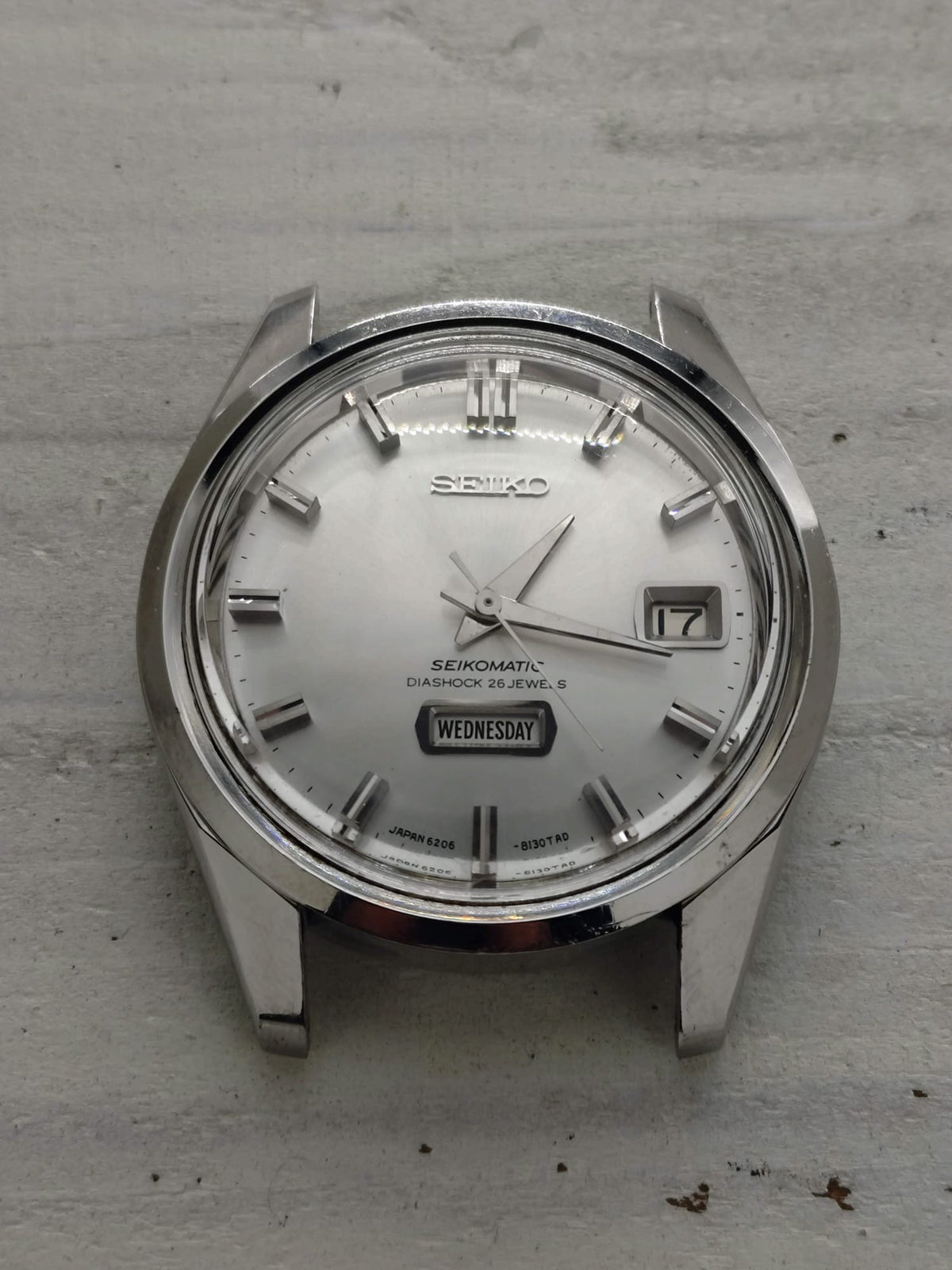 Seiko Seikomatic Weekdater – Ref. 6206-8130 – Kaliber 6206B, Automatik, Suwa Seikosha – Juni 1966 – frisch revidiert