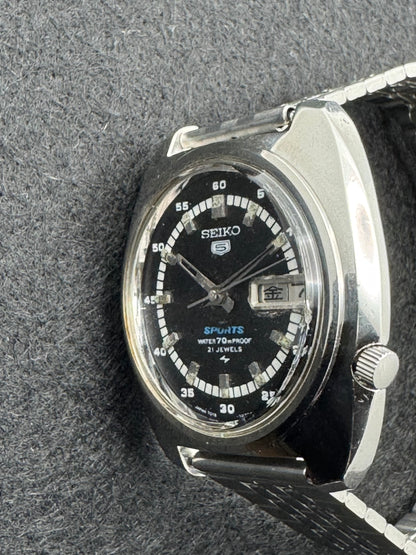 Seiko 5 Sports – Ref. 7019-7000 (November 1969, Japan)