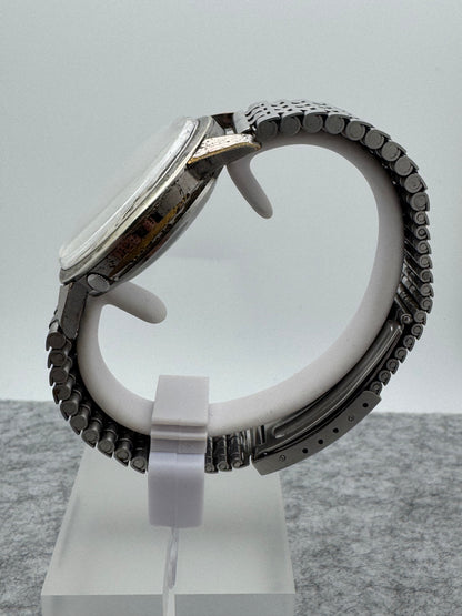 Seiko Sportsmatic 5 – Diashock 21 Jewels, Tag/Datum – originales Stahlarmband – revidiert mit Beleg