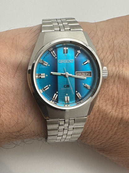 Orient GM Automatic 25 Jewels - Turquoise Dial - 1970s
