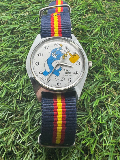 Seiko Tomony Tom & Jerry 5000-7000 – Handaufzug – 1970er Jahre – Comic-Klassiker aus Japan