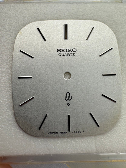 Seiko Quartz — Dial 7830-5040 T, Cushion-shaped (NOS)