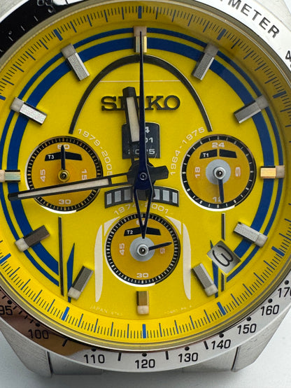 Seiko × Shinkansen Class 923 „Doctor Yellow T4 – Last Run" – Gedenkchronograph Nr. 4244 von 5.000 – ungetragen mit Box und Zertifikat