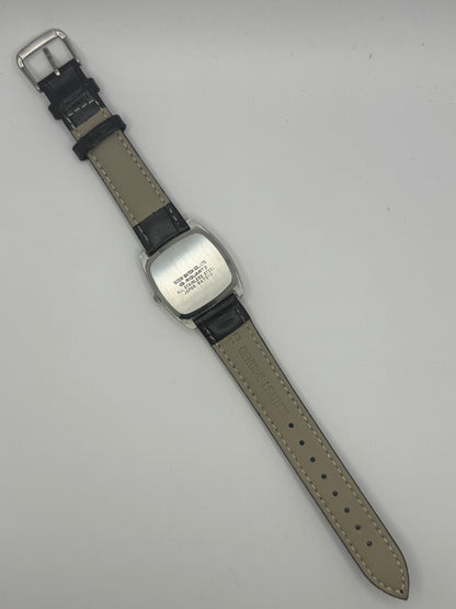 Ricoh Riquartz Vintage Dress Watch – Cushion Case – Black Dial – 1970er Jahre / Japan