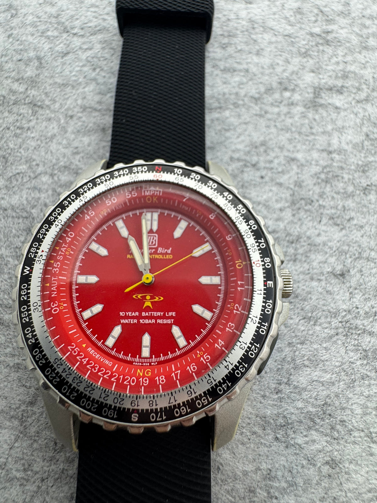 Citizen Thunder Bird - JDM Radio Controlled Watch with Red Dial - Quartz