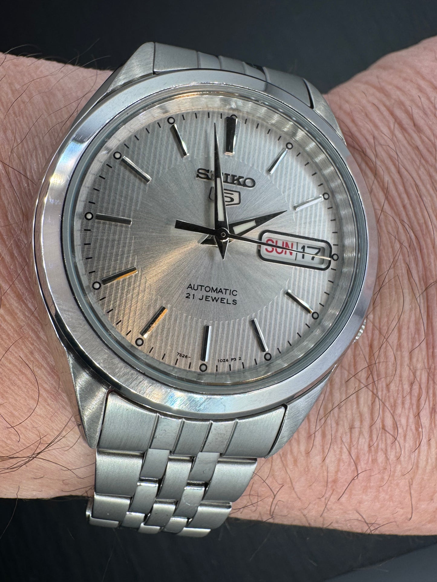 Seiko 5 Automatic „Classic Silver Dial“ – Ref. 7S26-03V0 (JDM, November 1999, frisch revidiert)
