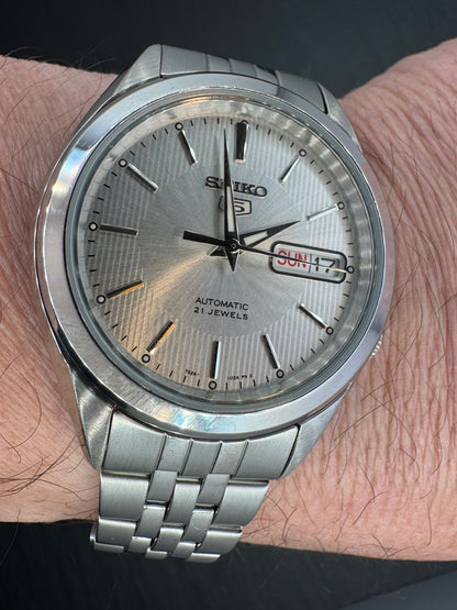 Seiko 5 Automatic „Classic Silver Dial“ – Ref. 7S26-03V0 (JDM, November 1999, frisch revidiert)