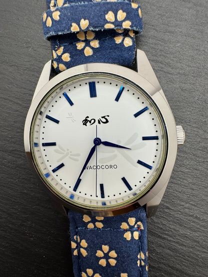 Wacocoro „Dragonfly Dial“ – Japanische Designuhr mit Uda-Inden Lederarmband – Full Set (November 2025, ungetragen)