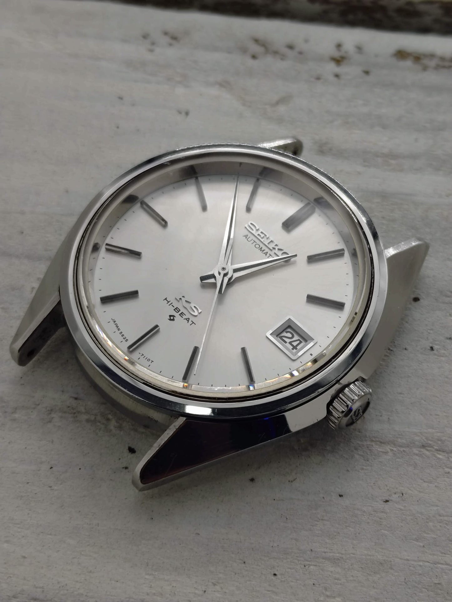 King Seiko 56KS Hi-Beat 5625-7111 – Feb. 1973 – unpoliert, Suwa, revidiert