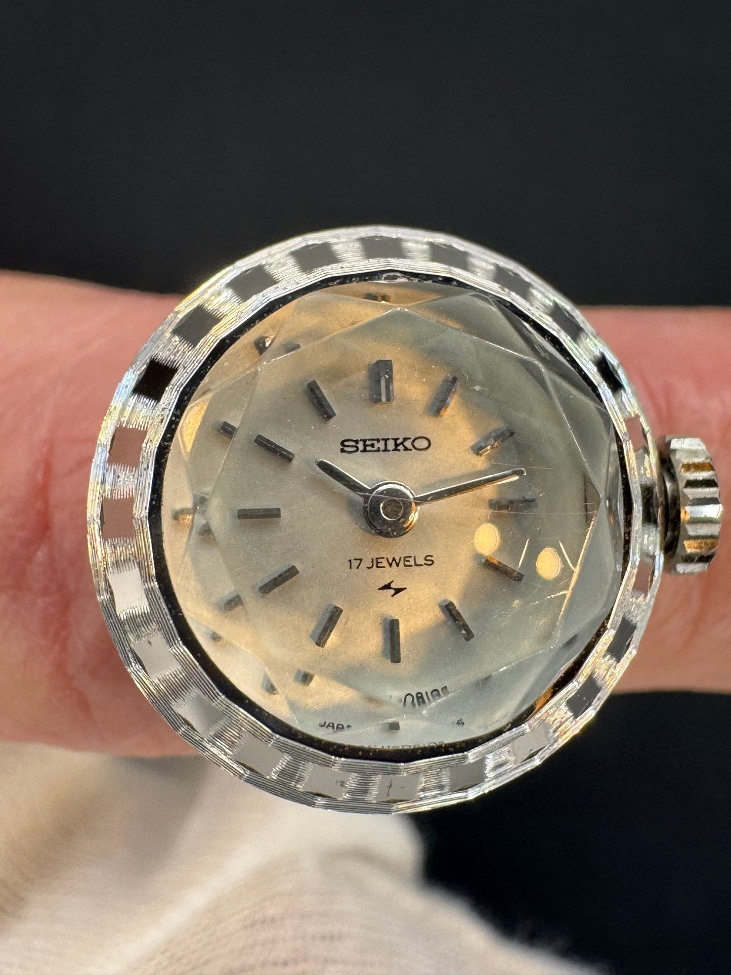 Rarität: Seiko Ring Watch Ref. 11-0290 – Handaufzug, (März 1971)