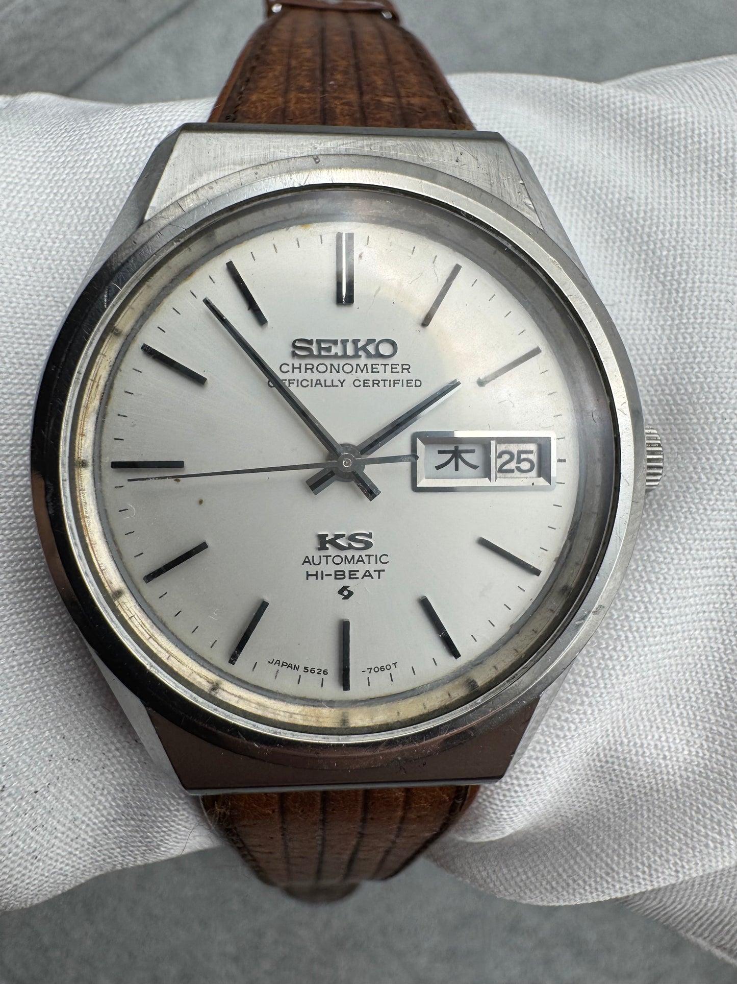King Seiko Chronometer 5606-8061 – Officially Certified Hi-Beat (Suwa, Juli 1975)