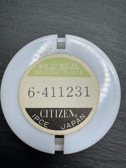 Citizen Original Dial 4A30-411231 "VEGA / Junction" (round, white/railroad) - NOS