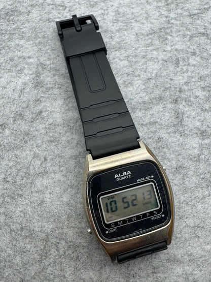 ALBA Quartz Y723-4000 – Juni 1989 - digitale Seiko-Zweitmarke mit Displaybeleuchtung – revidiert