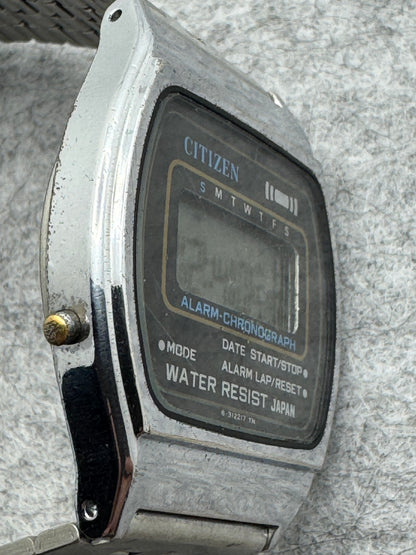 Citizen Alarm-Chronograph P080-312775 – digitale Citizen der 1980er Jahre – revidiert