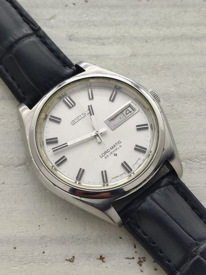 Seiko Lord Matic 5606-7070 – Calibre 5606A, 23 rubis, Suwa Seikosha – Boîtier monocoque – Mars 1969 – fraîchement révisée