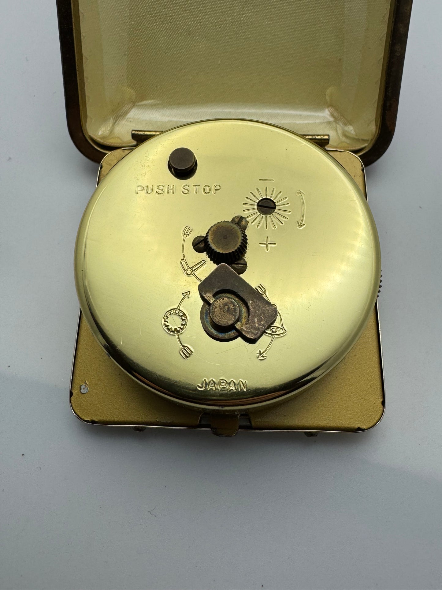 Seiko Reisewecker – Mechanischer Wecker, 2 Jewels (Japan, ca. 1960er Jahre)