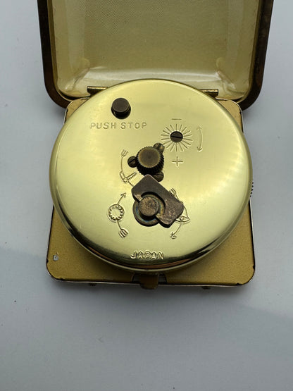 Seiko Reisewecker – Mechanischer Wecker, 2 Jewels (Japan, ca. 1960er Jahre)