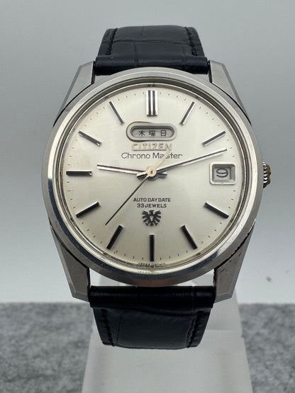 Citizen Chronomaster 33 Jewels – Juni 1967 – Auto Day/Date, Parawater – revidiert mit Beleg