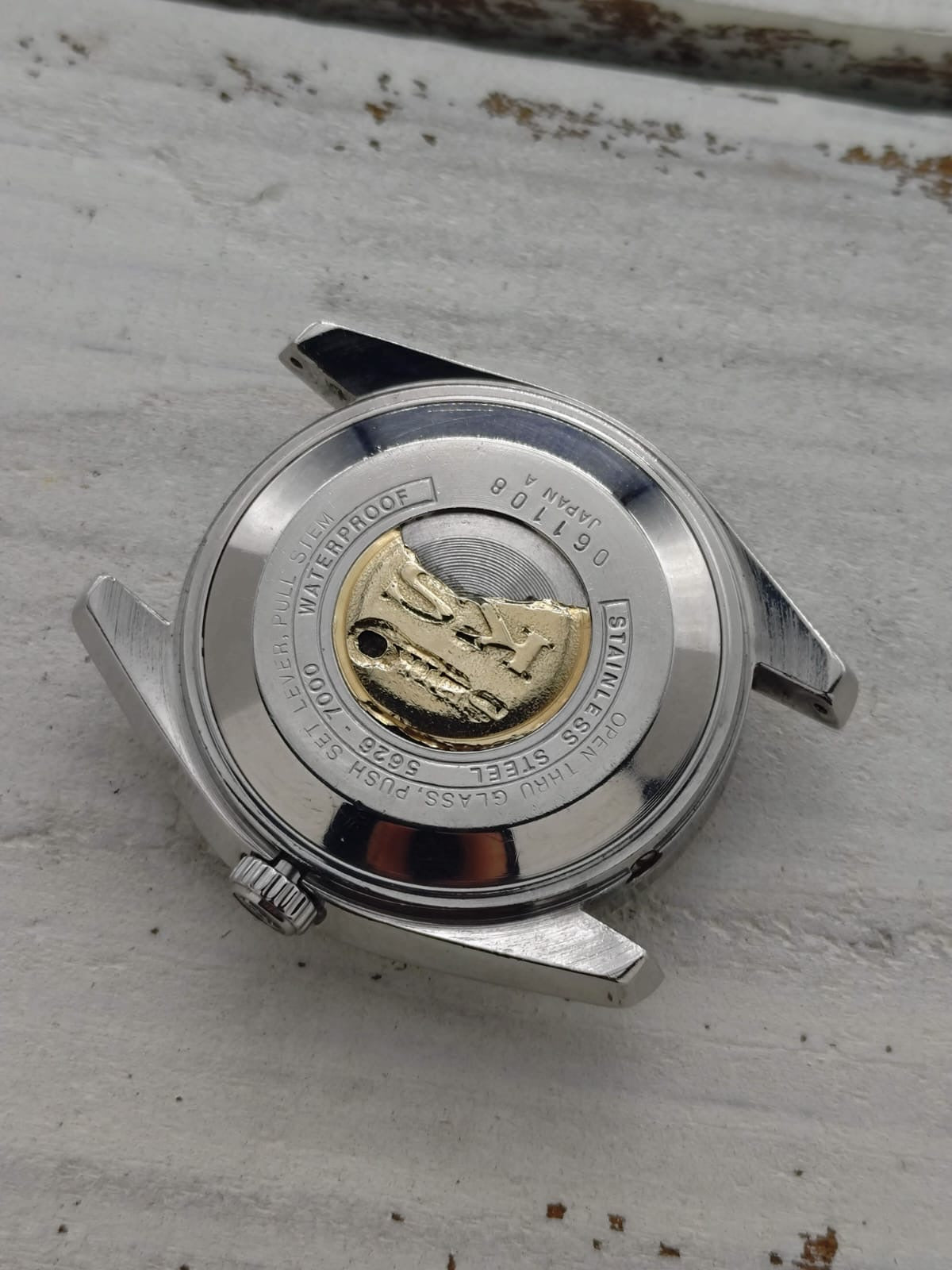 King Seiko Hi-Beat 5626-7000 – Calibre 5626A, Suwa Seikosha – Acier inoxydable, couronne signée KS – Juin 1970 – fraîchement révisée