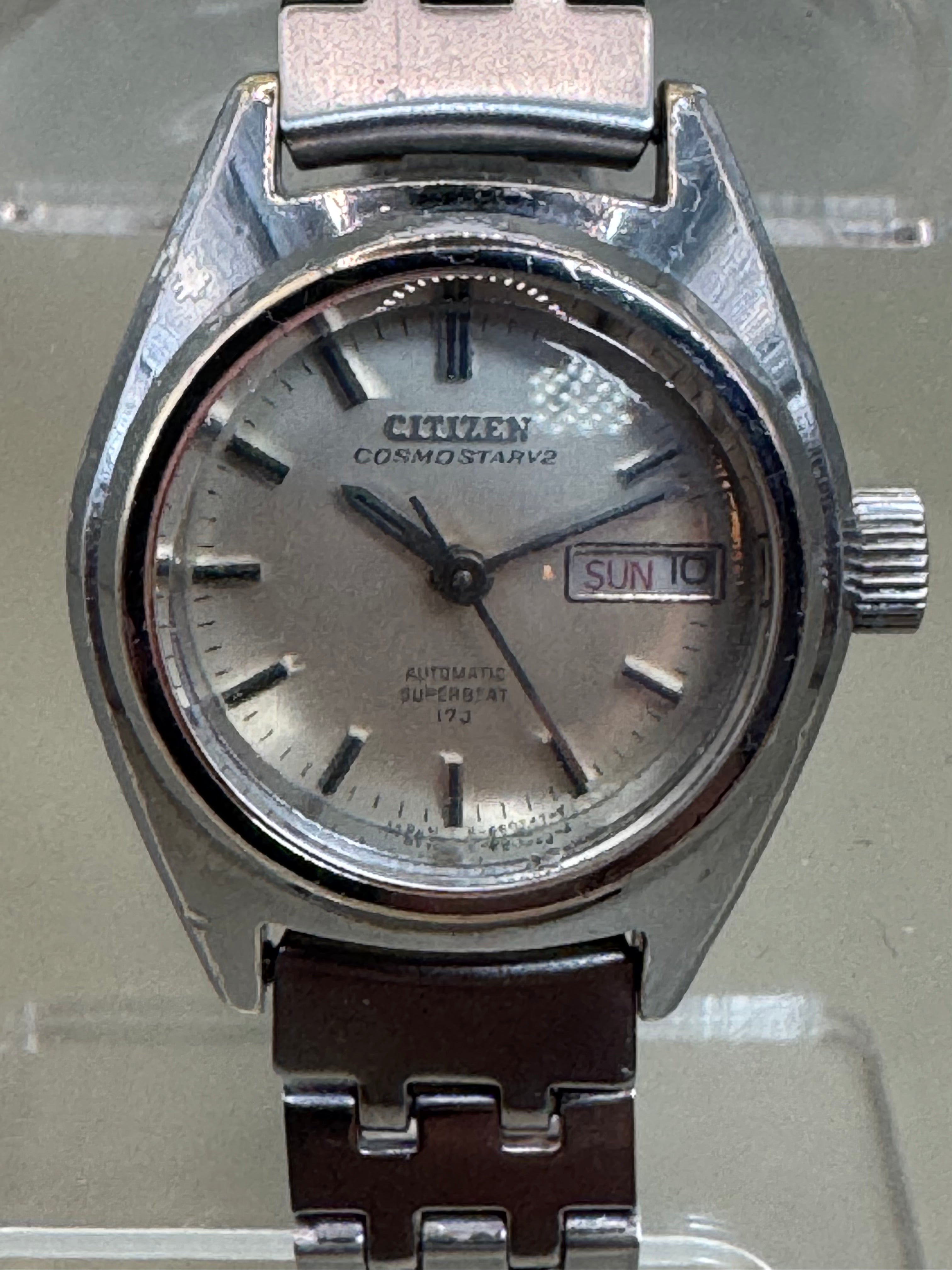 【良好　キラキラ鏡面】CITIZEN Cosmo Star V2 Automat Citizen Cosmo Star V2 Automatic Day Date – TRÈS BON
