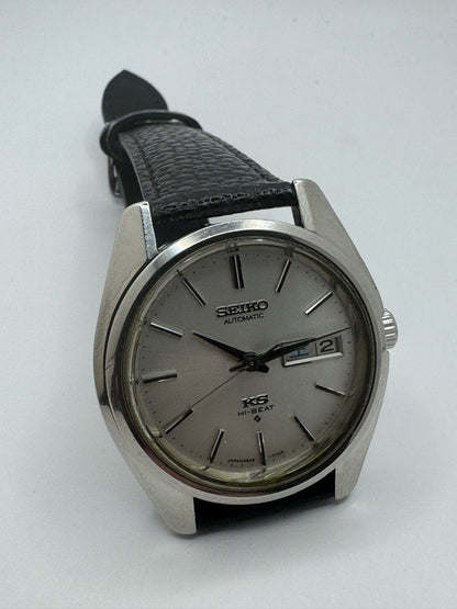 King Seiko Hi-Beat 5626-7000 – Calibre 5626A, Suwa Seikosha – Acier inoxydable, couronne signée KS – Juin 1970 – fraîchement révisée