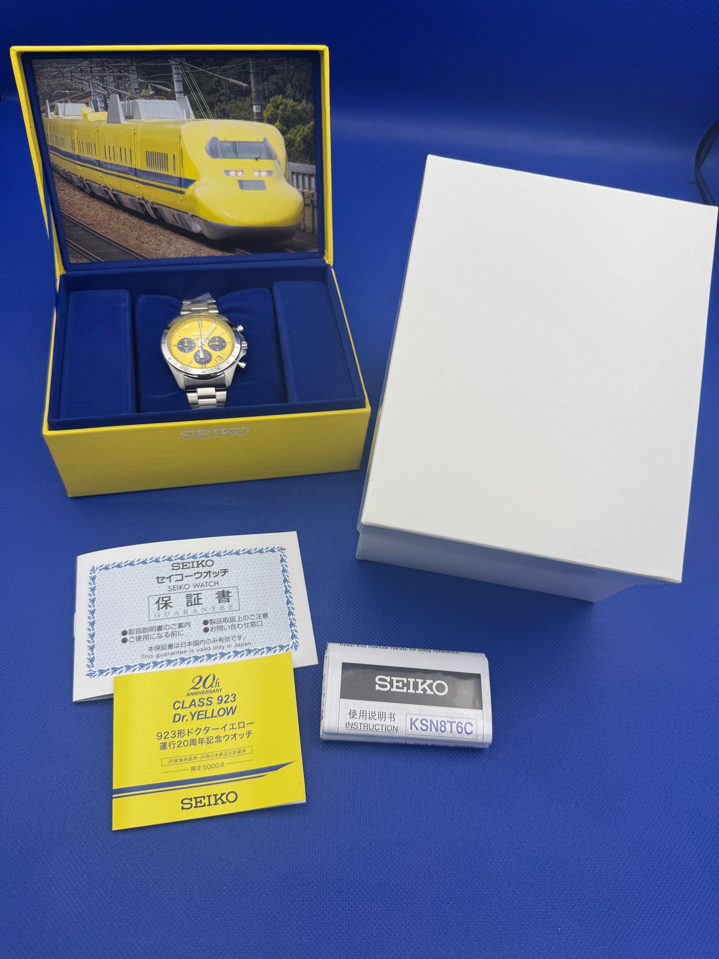 Seiko Chronograph „Dr. Yellow – Class 923 20th Anniversary Limited Edition“ (Ref. 8T63-01E0 / Nr. 426/5000)
