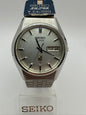 Seiko ELNIX Ref. 0703-7110 · Silbernes Sunburst-Zifferblatt · Mai 1975 · JDM · NOS - Originalband, Hangtag &amp; Anleitung