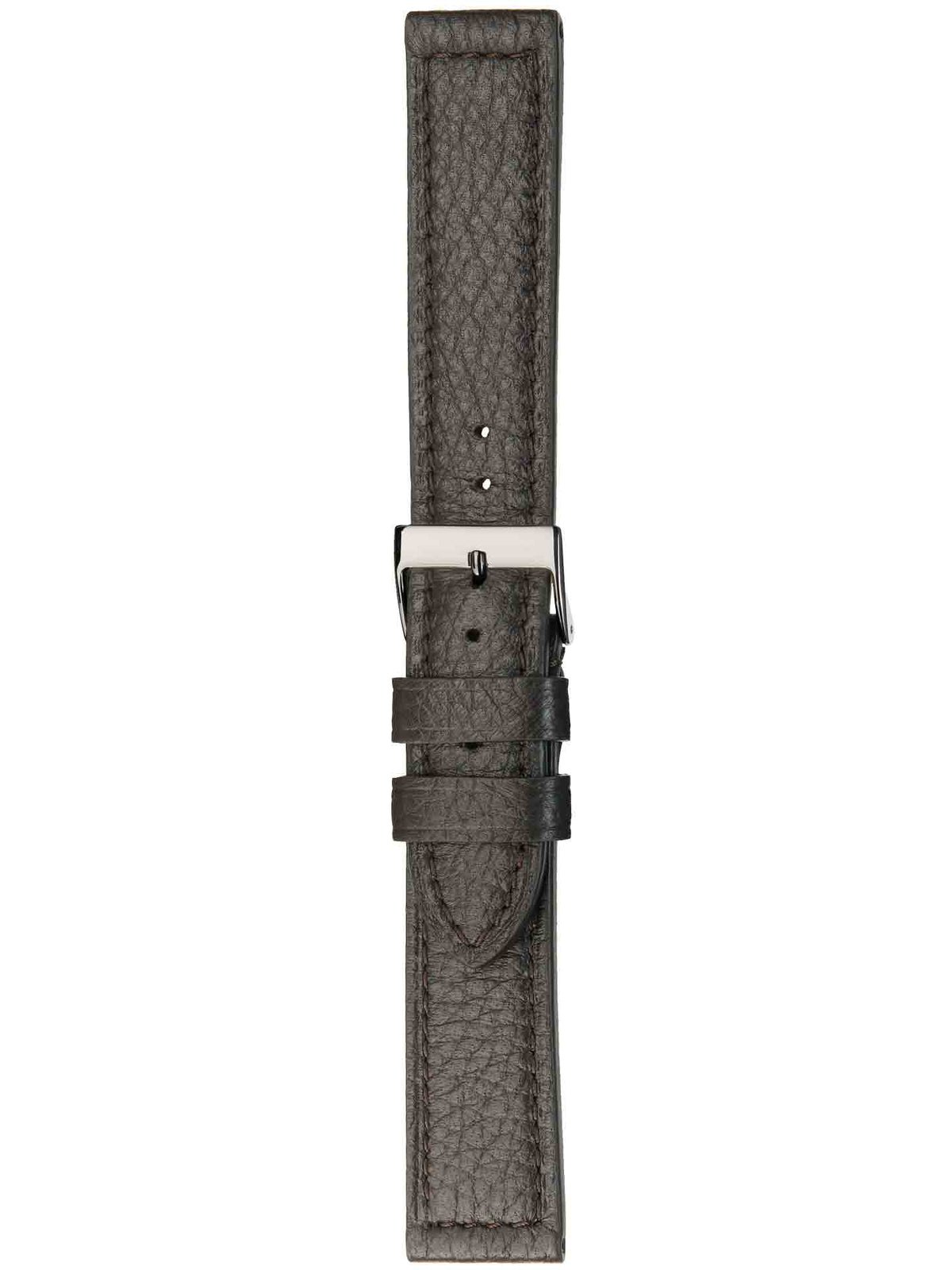 Herzog Cervo-Chrono Lederarmband Dunkelbraun