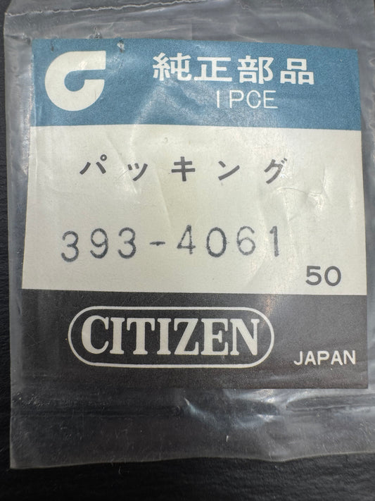 Citizen Spare Part 393-4061 (1 piece) – Case Gasket / Packing – NOS