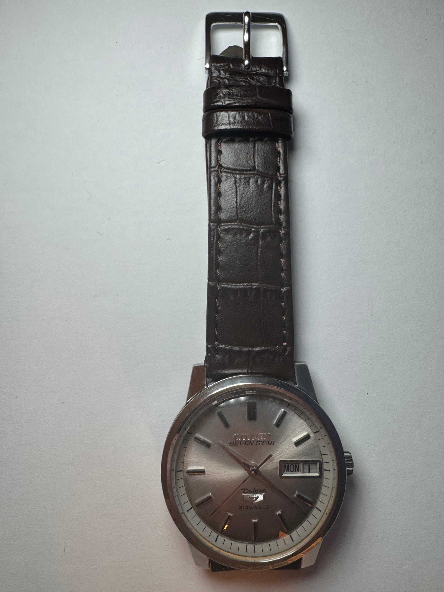 Citizen Seven Star Deluxe Automatic – März 1968 – Tropical Dial – 21 Jewels