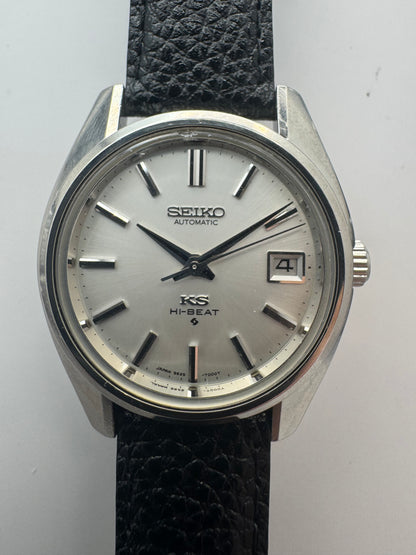 King Seiko Hi-Beat 5625-7000 – Caliber 5625A, Suwa Seikosha – Stainless steel, date only – March 1971 – freshly serviced