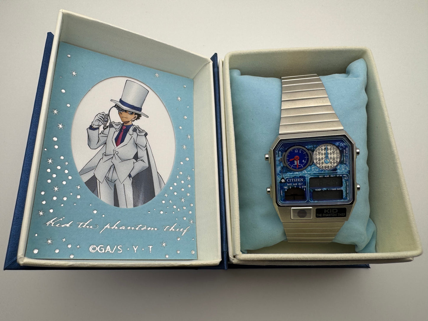 Citizen × Detective Conan “Kid the Phantom Thief” – Limited Edition Ana-Digi Uhr (Full Set, ungetragen)