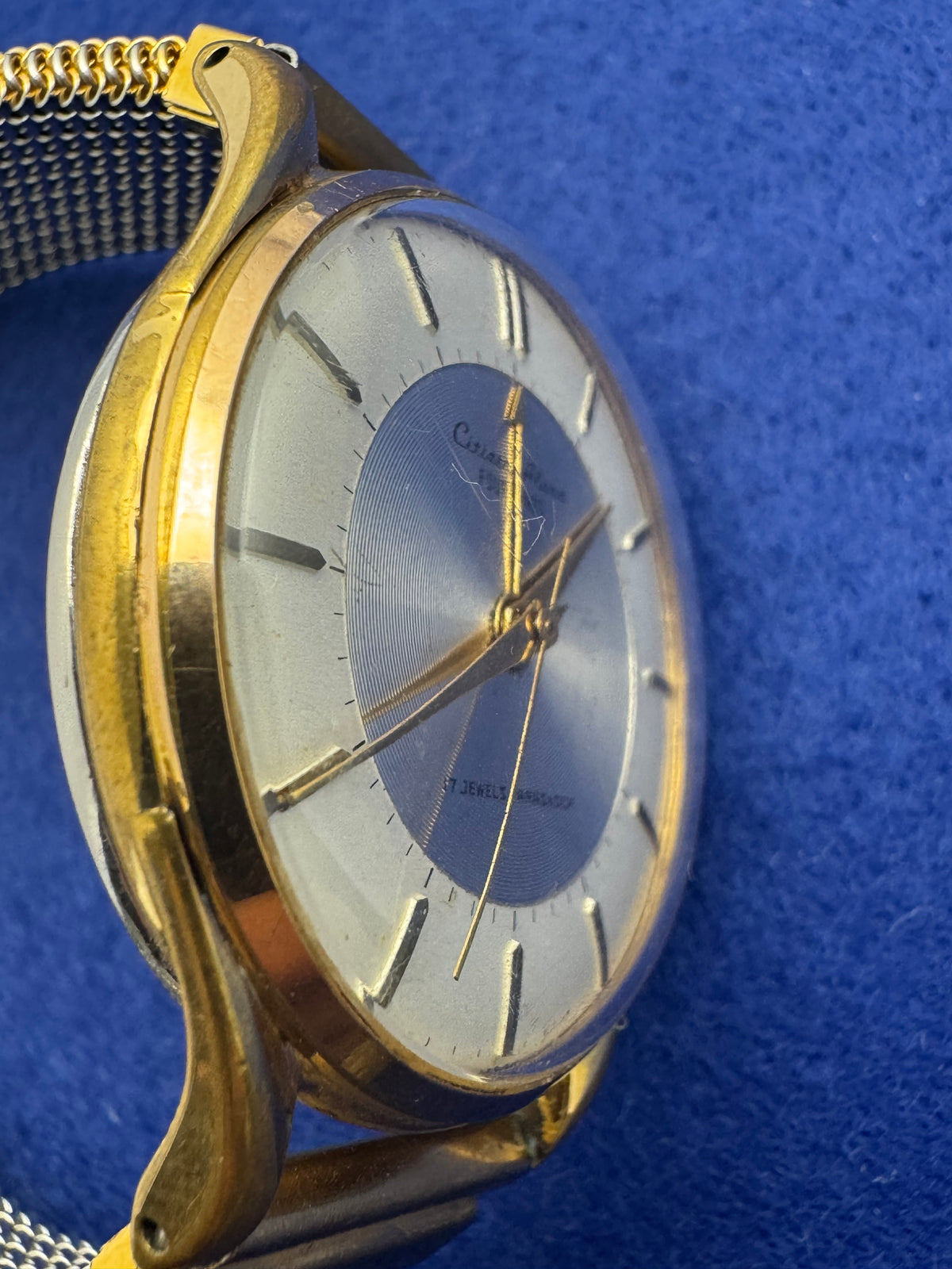 Citizen Alarm – 4 Zeiger, Parashock, 17 Jewels – Ref. 15708, vergoldet 20 μ – Handaufzugswecker der 1960er