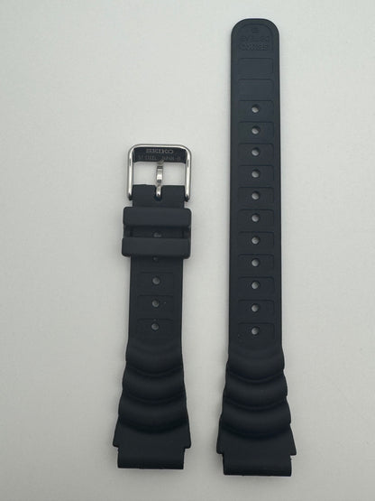 Original Seiko Diver-Armband DB72BP (19–16 mm) – schwarz (JDM)