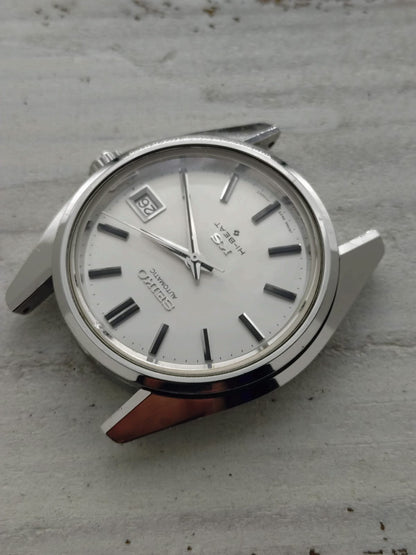 King Seiko Hi-Beat 5625-7000 – Caliber 5625A, Suwa Seikosha – Stainless steel, date only – March 1971 – freshly serviced