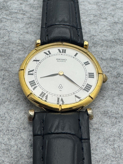 Seiko Quartz 2620-0010 – June 1979 – Cal. 2620 from Daini Seikosha – Roman numerals, only 6.2mm thin