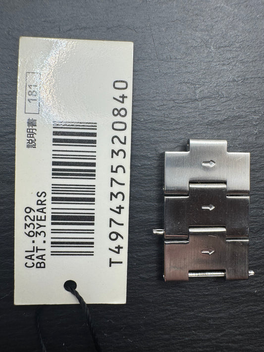 CITIZEN Wicca – Replacement Bracelet Link Stainless Steel – Ref. NA15-1036xx SS / Cal. 6329 – SINGLE LINK (1 piece) – like new (NOS)