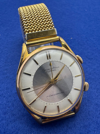 Citizen Alarm – 4 Zeiger, Parashock, 17 Jewels – Ref. 15708, vergoldet 20 μ – Handaufzugswecker der 1960er