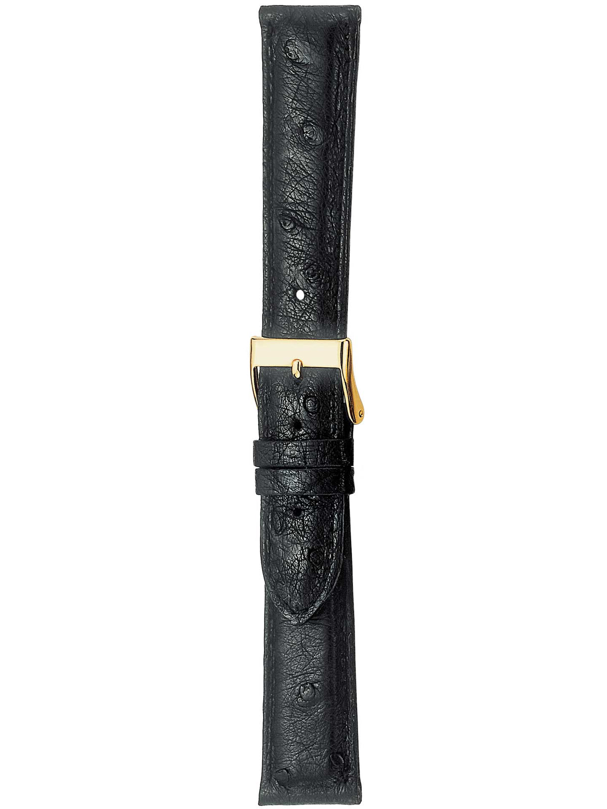 Herzog Echt Strauss Lederarmband Schwarz