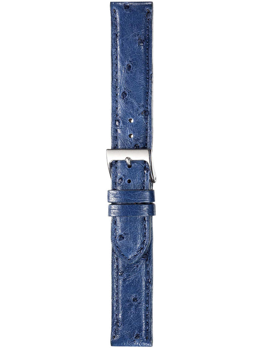 Herzog Echt Strauss Lederarmband Blau
