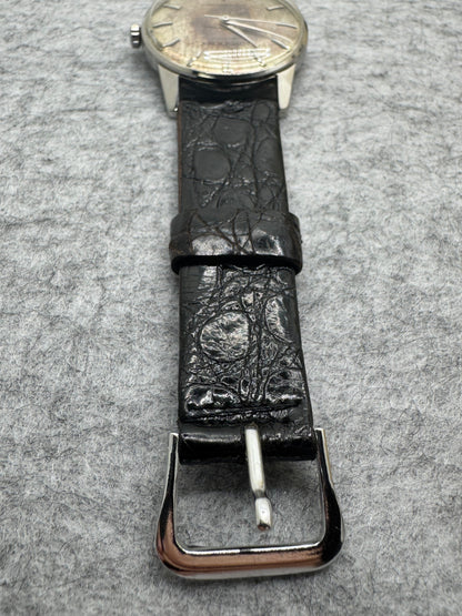 Seiko Crown Special J14100 – Cadran Tropical – Cal. 341, 23 rubis – fraîchement révisée d'une collection d'horloger japonais