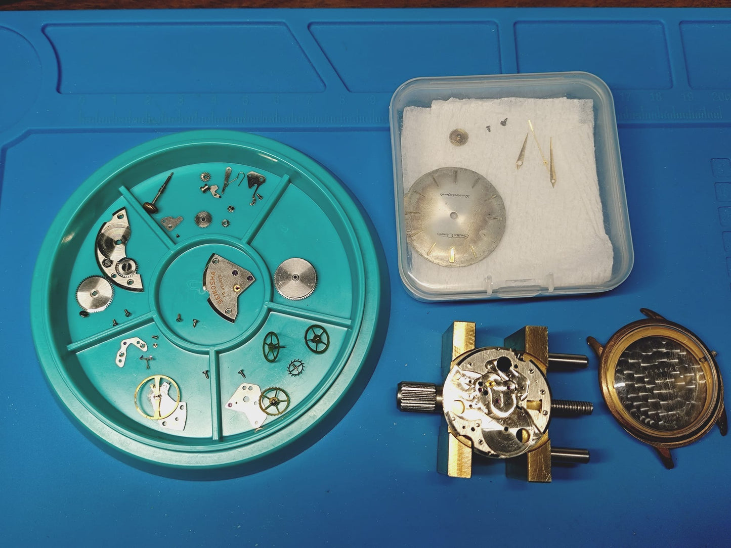 Seiko Crown Diashock 21 Jewels – frühe 1960er – Tropical Dial – technischer Urahn der Grand Seiko