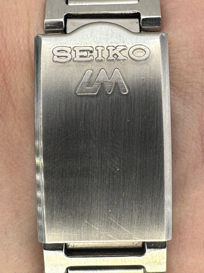 Seiko LM / Lord Matic Ref. 5606-5170, blaues Zifferblatt, originales LM-Stahlband, Mai 1974